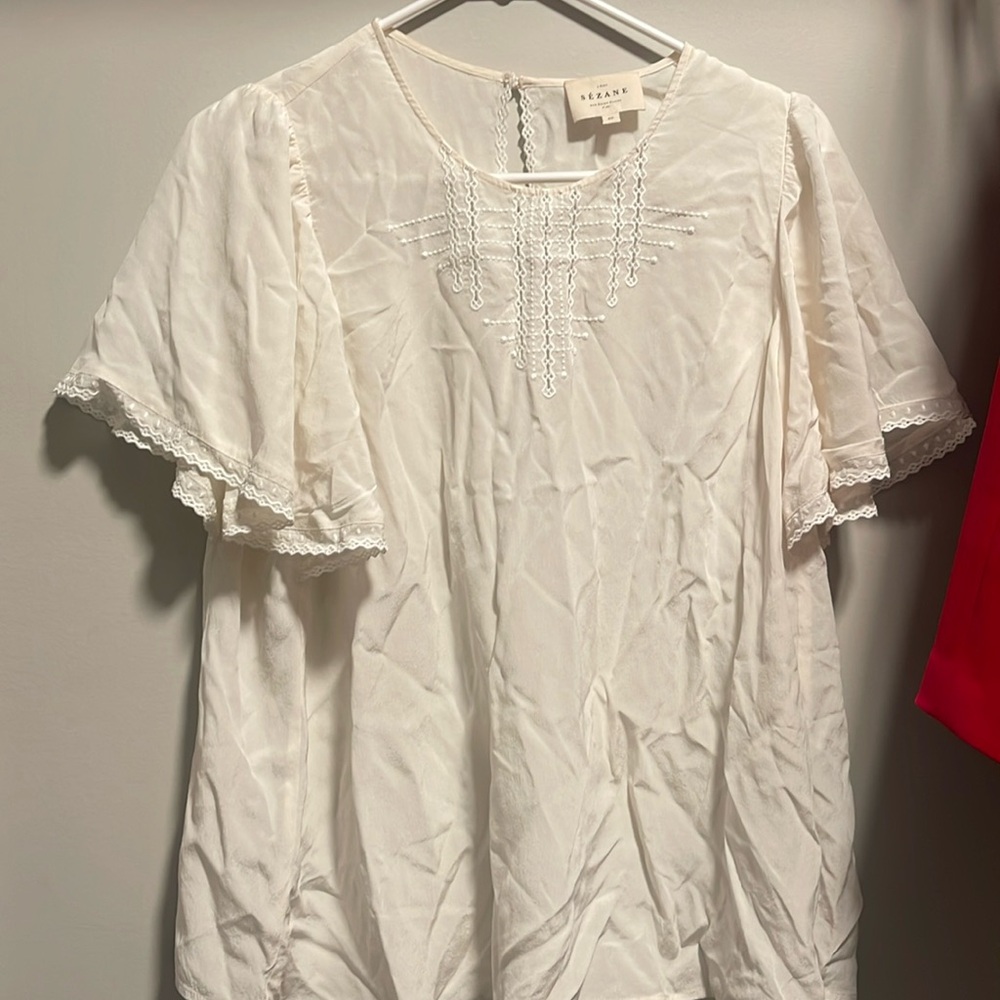 Sezane Silk Blouse